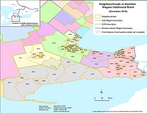 Neighbourhoods in Hamilton Niagara Haldimand Brant