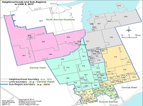 Neighbourhoods in Central LHIN